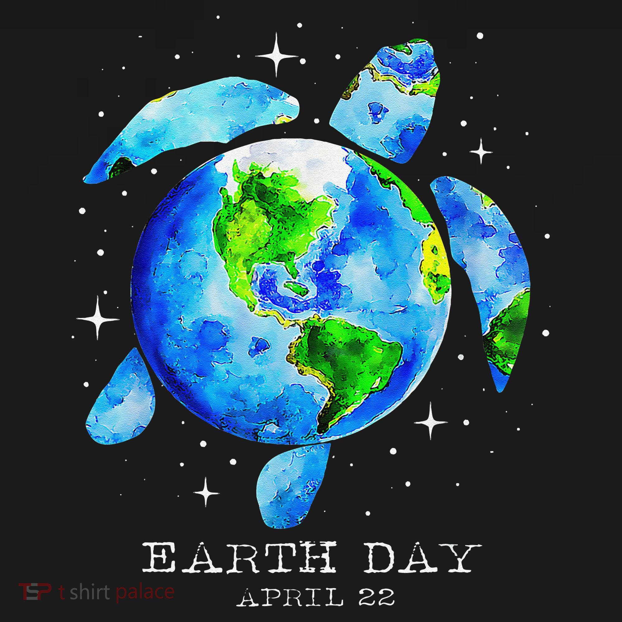 Earth Day 2024 Restore Earth Sea Turtle Art Save The Planet Backpack