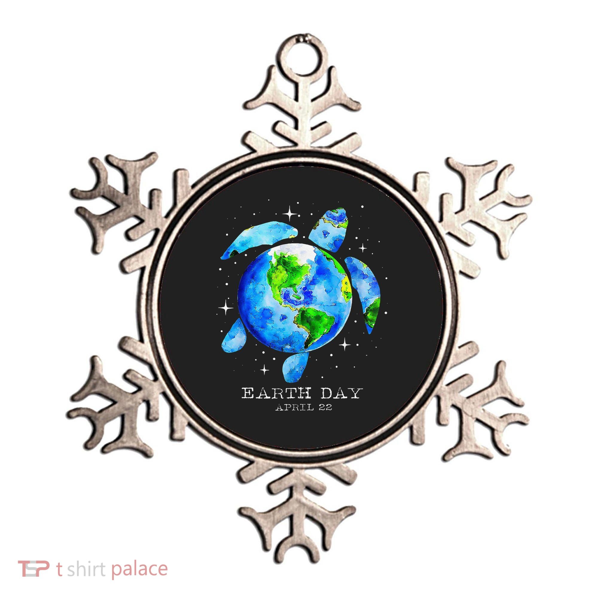 Earth Day 2024 Restore Earth Sea Turtle Art Save The Planet Ornament