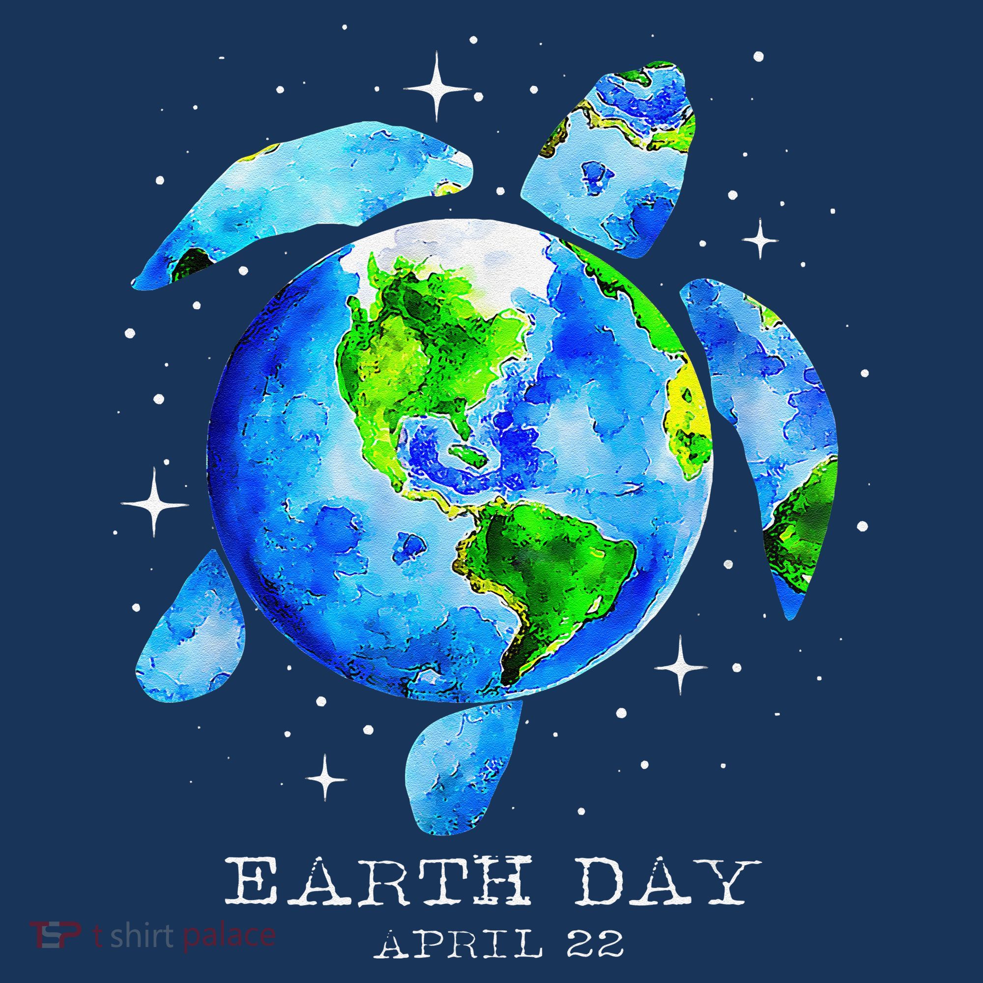 Earth Day 2024 Restore Earth Sea Turtle Art Save The Planet Women's Hoodie