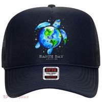 Earth Day 2024 Restore Earth Sea Turtle Art Save The Planet Hat thumb 0