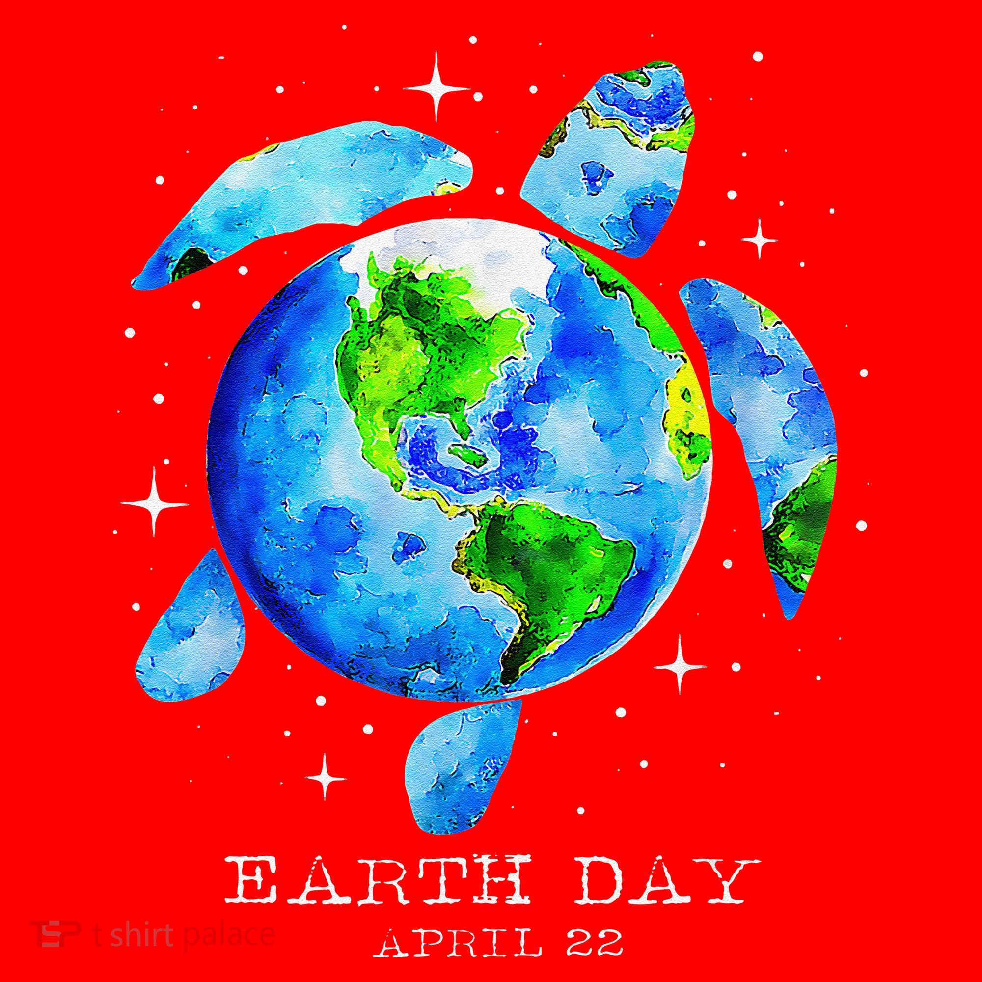 Earth Day 2024 Restore Earth Sea Turtle Art Save The Planet Santa Hat