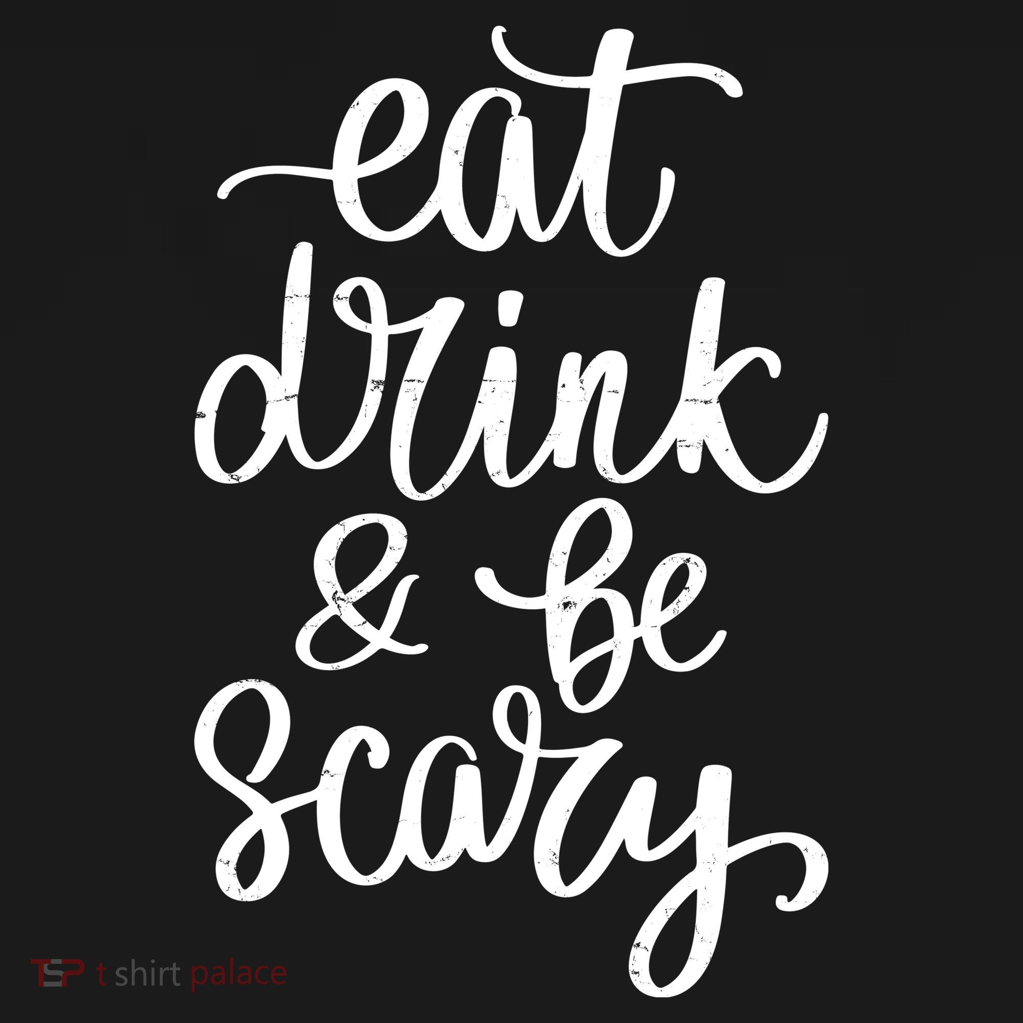 Eat Drink And Be Scary Funny Halloween Party T-Shirt