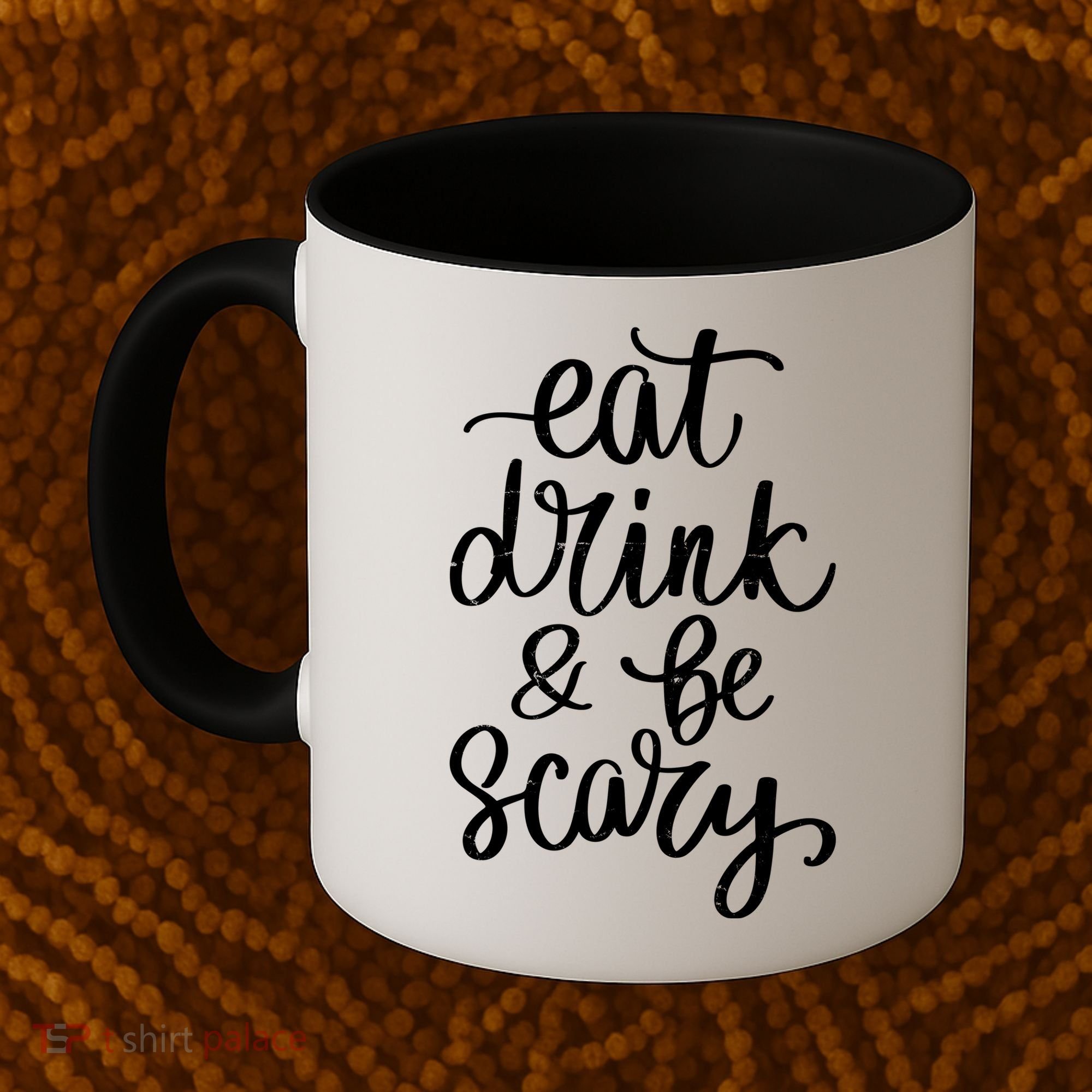 Eat Drink And Be Scary Funny Halloween Party Coffee Mug