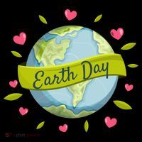 Earth Day Awareness Cute Heart Doggie Tank thumb 4