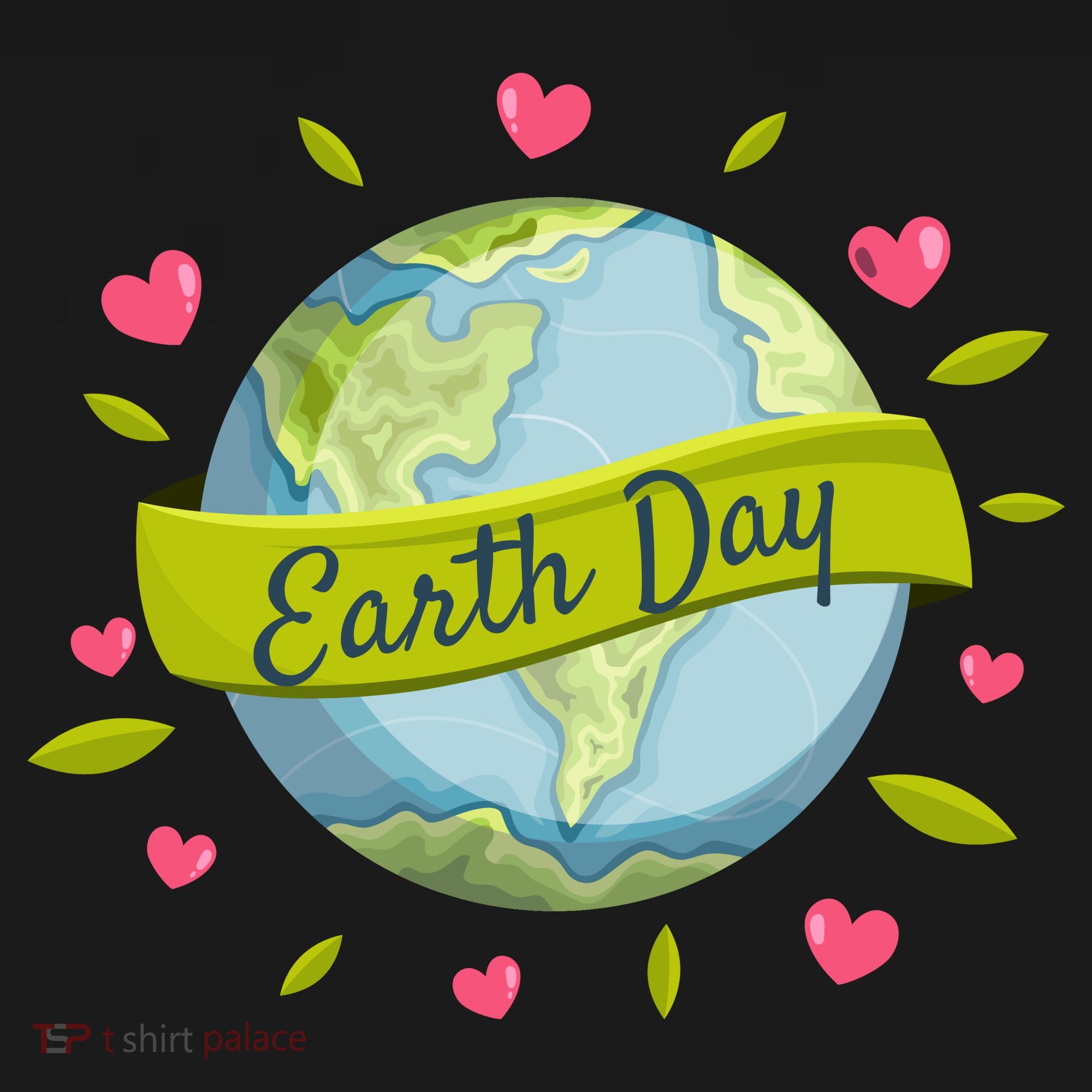Earth Day Awareness Cute Heart Impact Tech Backpack