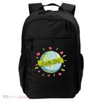 Earth Day Awareness Cute Heart Backpack thumb 0