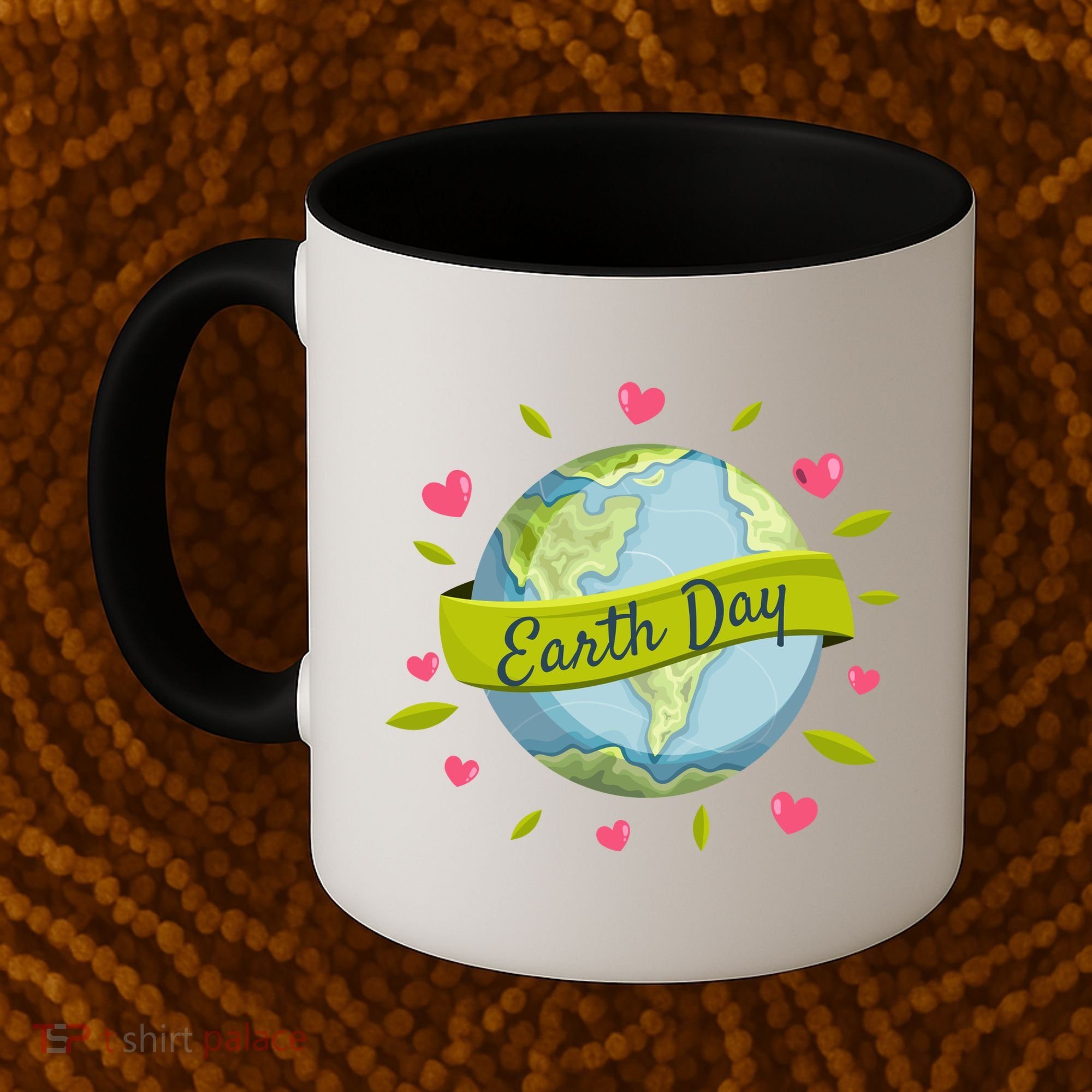 Earth Day Awareness Cute Heart Coffee Mug