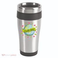Earth Day Awareness Cute Heart 16oz Travel Tumbler thumb 0