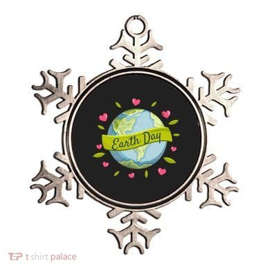 Earth Day Awareness Cute Heart Ornament