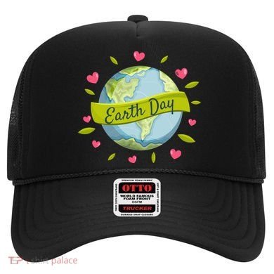 Earth Day Awareness Cute Heart Hat