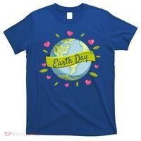 Earth Day Awareness Cute Heart T-Shirt thumb 0