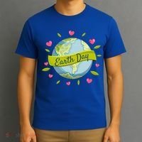 Earth Day Awareness Cute Heart T-Shirt thumb 3