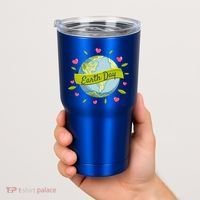Earth Day Awareness Cute Heart Tumbler thumb 2