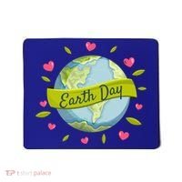 Earth Day Awareness Cute Heart Mousepad thumb 0