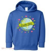 Earth Day Awareness Cute Heart Toddler Hoodie thumb 0