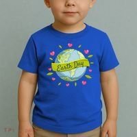 Earth Day Awareness Cute Heart Toddler T-Shirt thumb 2
