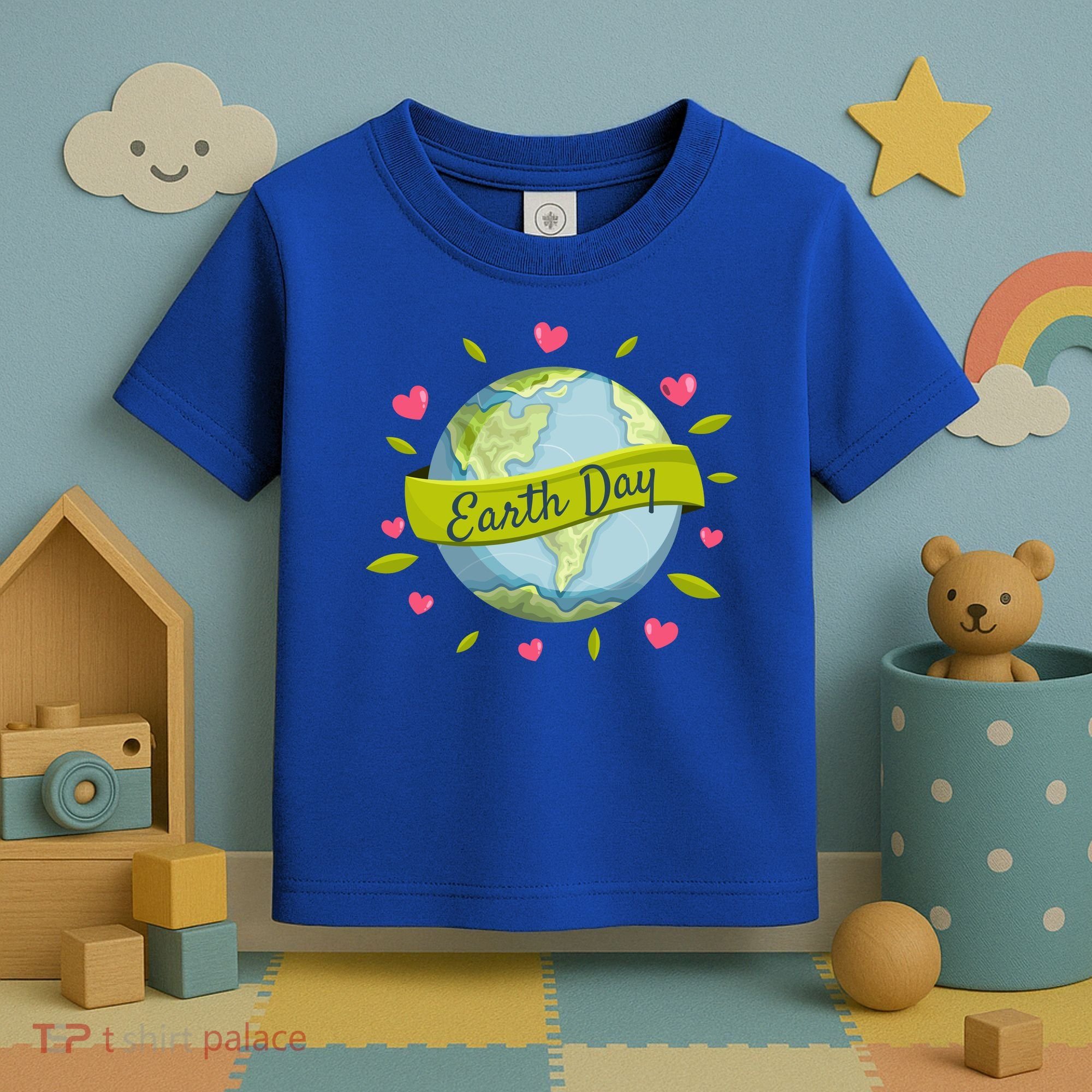 Earth Day Awareness Cute Heart Toddler T-Shirt