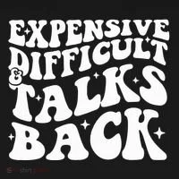 Expensive Difficult And Talks Back Funny Polo thumb 3