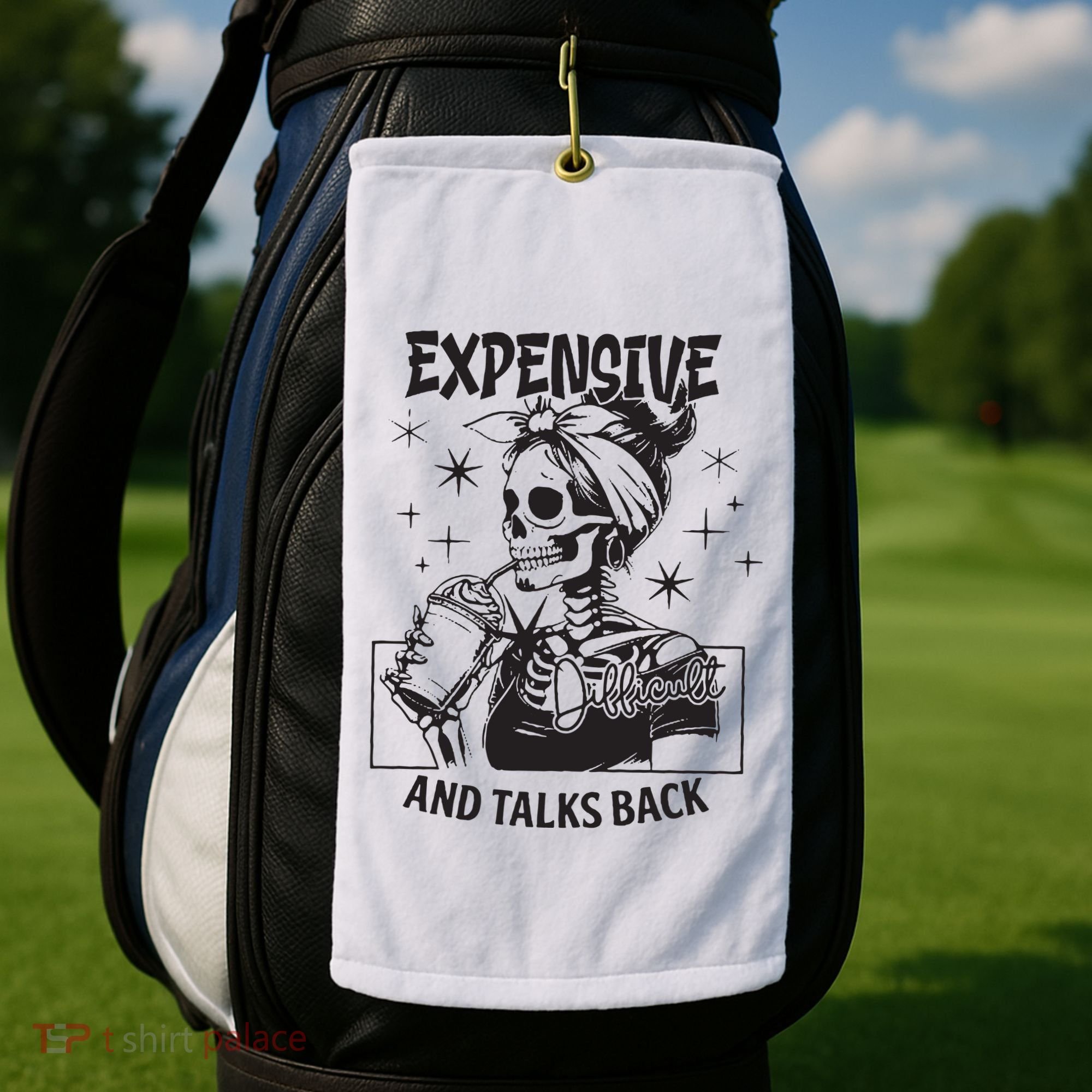 Expensive Difficult And Talks Back Golf Towel