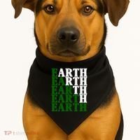 Earth Day Awareness USA-Made Doggie Bandana thumb 1