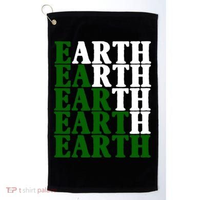 Earth Day Awareness Golf Towel