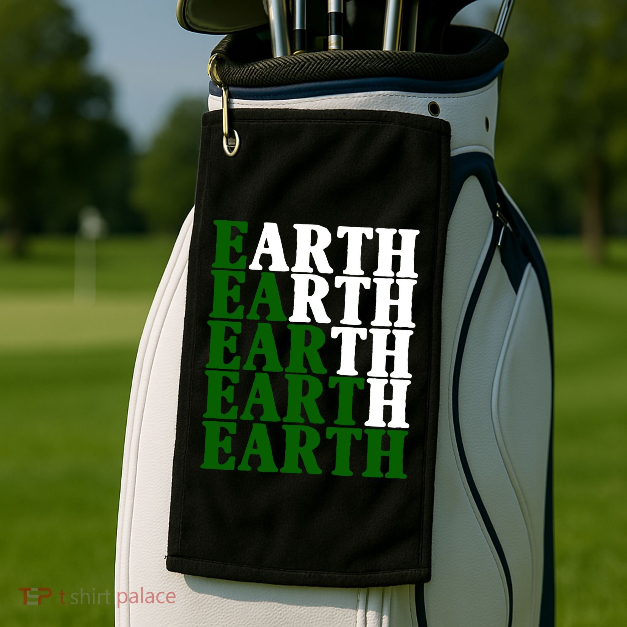 Earth Day Awareness Golf Towel