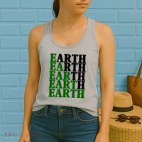 Earth Day Awareness Women's Tank Top thumb 2