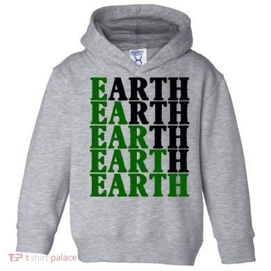 Earth Day Awareness Toddler Hoodie