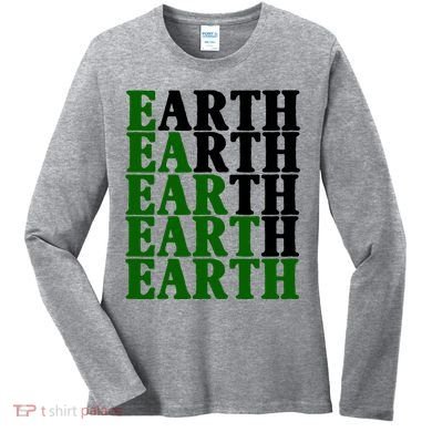 Earth Day Awareness Women's Long Sleeve Shirt