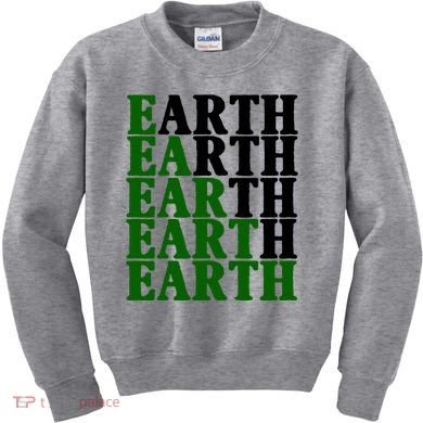 Earth Day Awareness Kids Sweatshirt