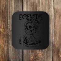 Expensive Difficult And Talks Back Mothers Day Skeleton Mom Coaster thumb 0