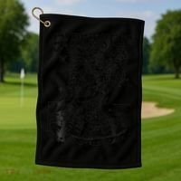 Expensive Difficult And Talks Back Mothers Day Skeleton Mom Golf Towel thumb 1