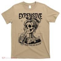 Expensive Difficult And Talks Back Mothers Day Skeleton Mom T-Shirt thumb 0