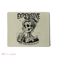Expensive Difficult And Talks Back Mothers Day Skeleton Mom Mousepad thumb 0