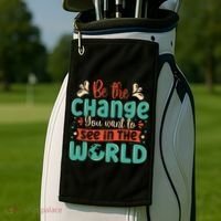Earth Day Awareness 2024 Golf Towel thumb 2