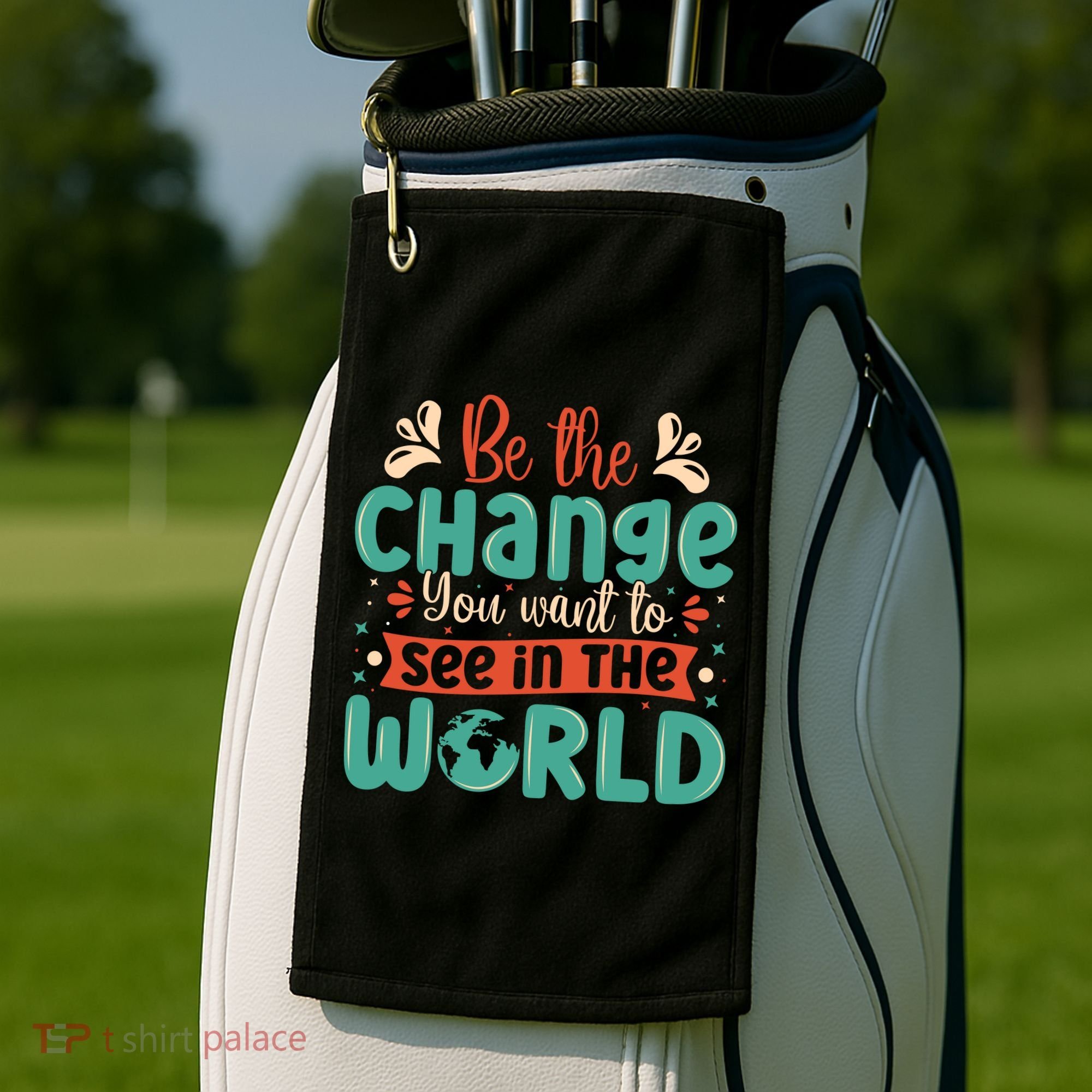 Earth Day Awareness 2024 Golf Towel