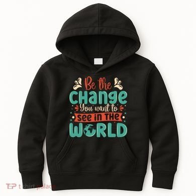Earth Day Awareness 2024 Kids Hoodie