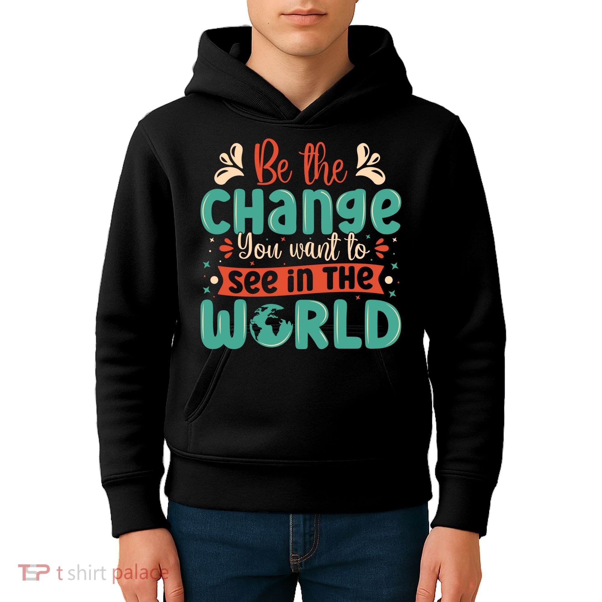 Earth Day Awareness 2024 Kids Hoodie