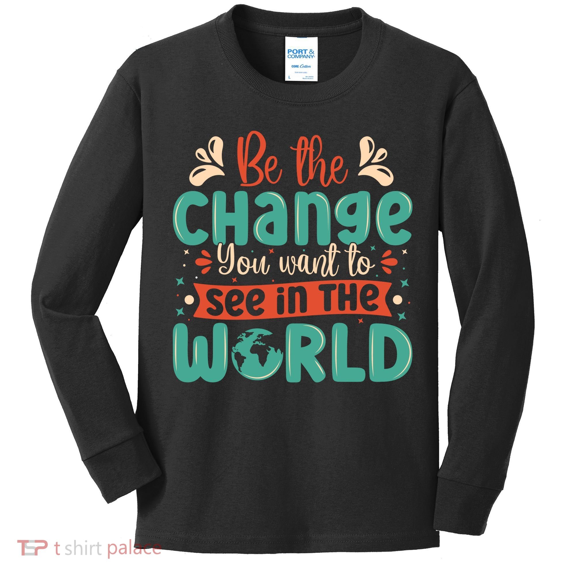Earth Day Awareness 2024 Kids Long Sleeve Shirt