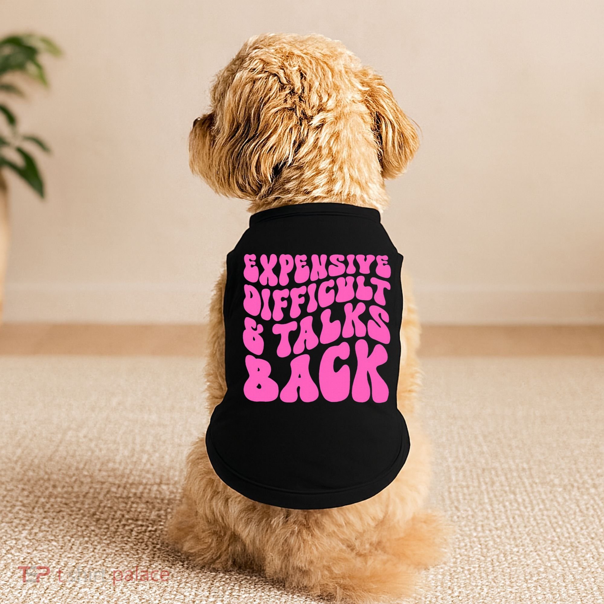 Expensive Difficult And Talks Back Retro Doggie Tank