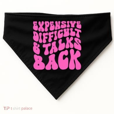 Expensive Difficult And Talks Back Retro USA-Made Doggie Bandana