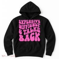 Expensive Difficult And Talks Back Retro Hoodie thumb 0