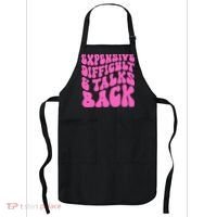 Expensive Difficult And Talks Back Retro Apron thumb 0