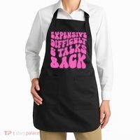 Expensive Difficult And Talks Back Retro Apron thumb 2