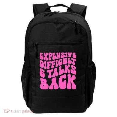 Expensive Difficult And Talks Back Retro Backpack