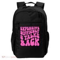 Expensive Difficult And Talks Back Retro Backpack thumb 0