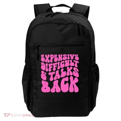 Expensive Difficult And Talks Back Retro Backpack