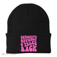 Expensive Difficult And Talks Back Retro Beanie thumb 0