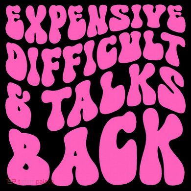 Expensive Difficult And Talks Back Retro Magnet