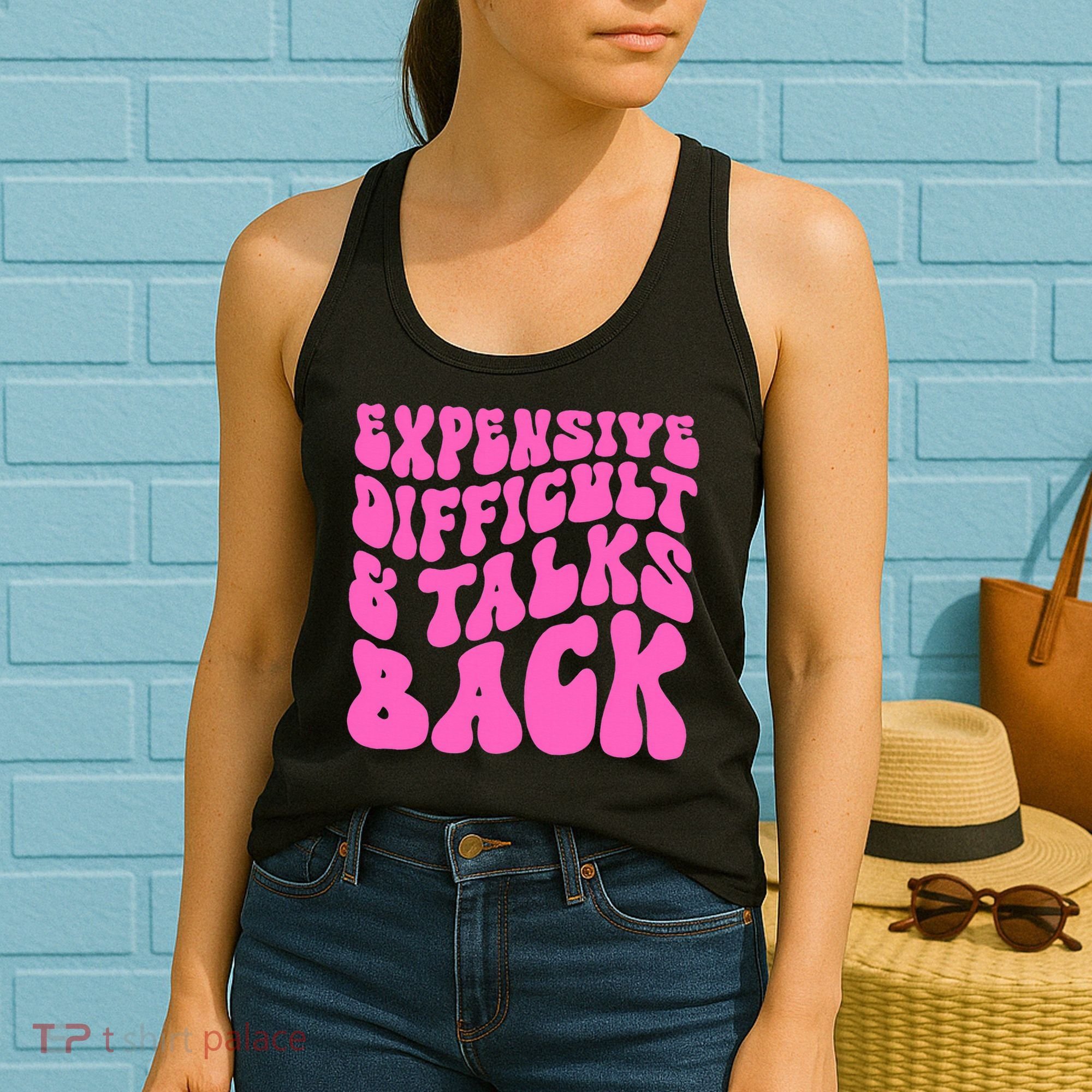 Expensive Difficult And Talks Back Retro Women's Tank Top
